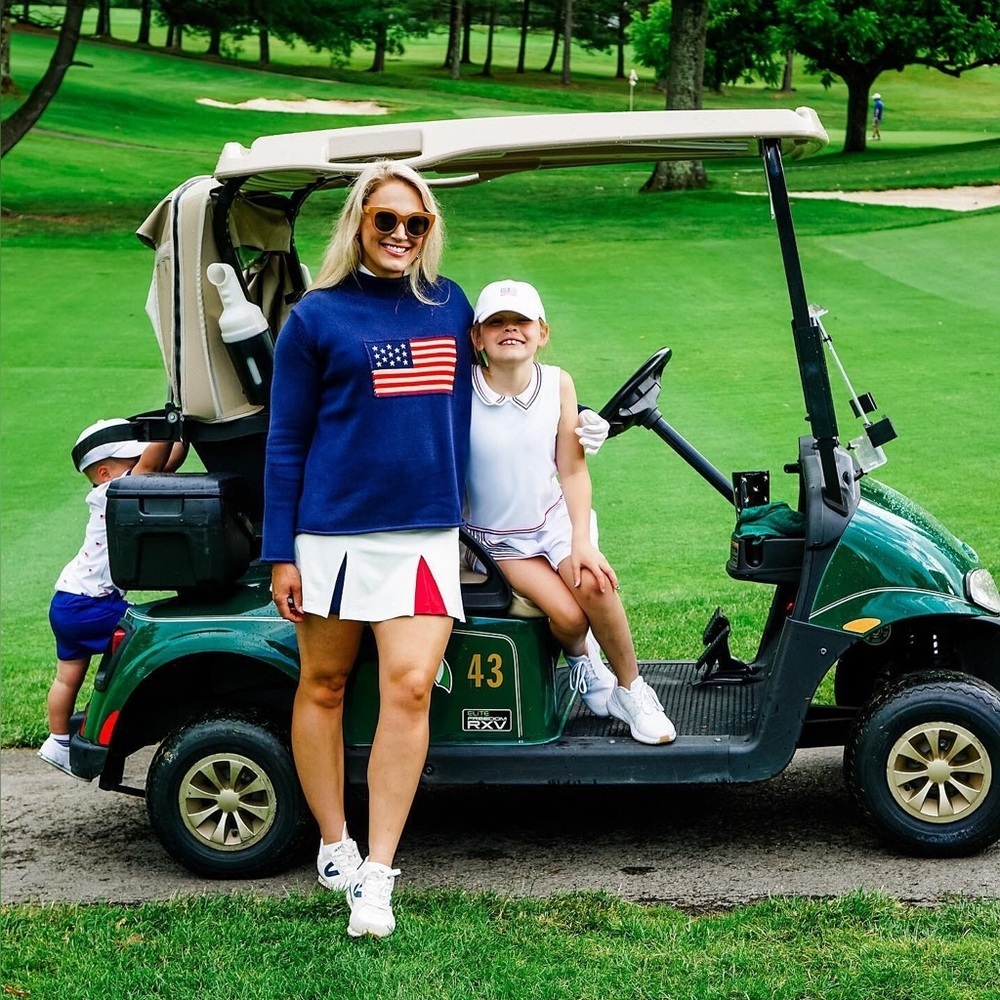 Tuckernuck/Tnuck Sport 14 inch Carly Tennis Skirt in Americana, Size Large, NWT - Picture 4 of 16